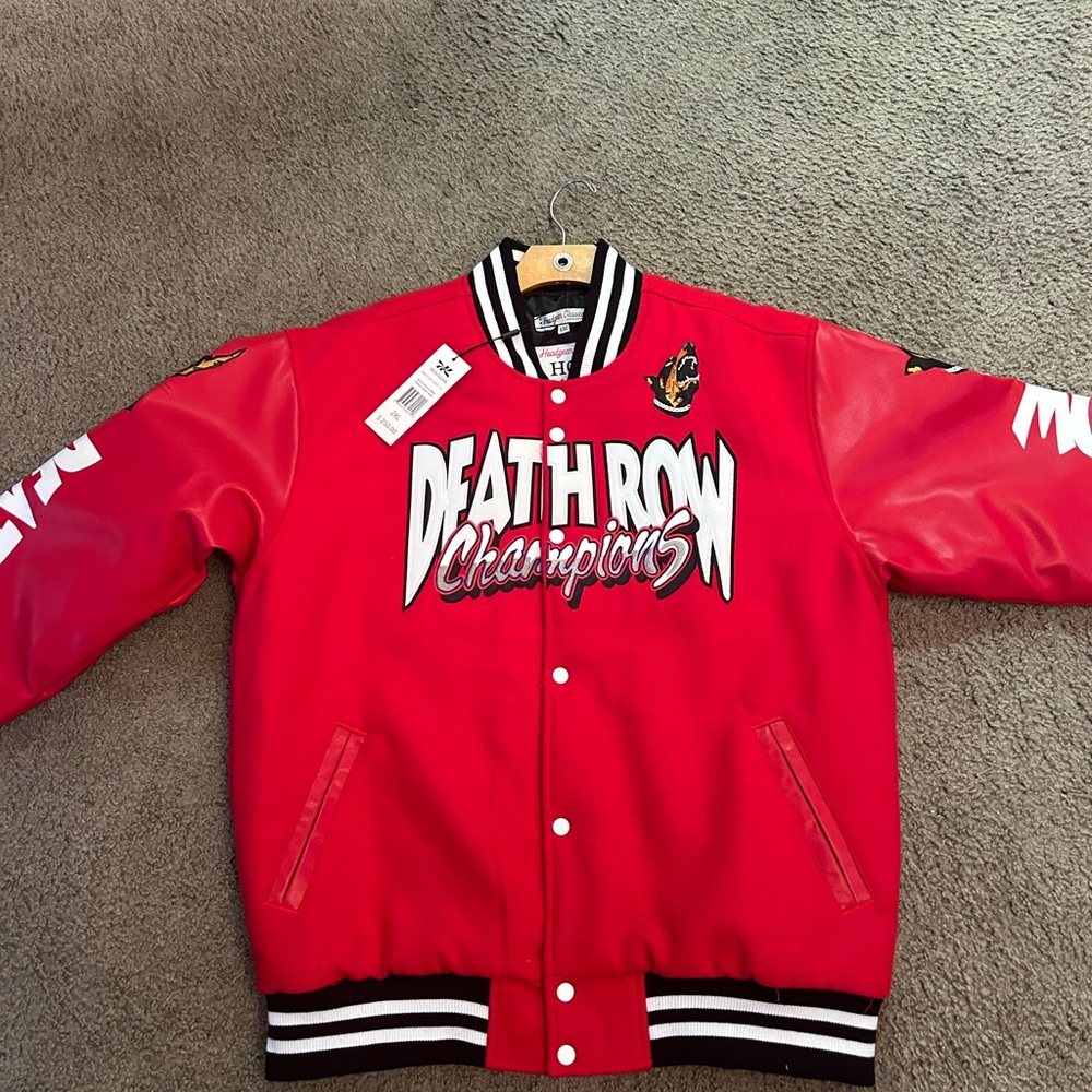 Death row, thick jacket $250 retail new with tags